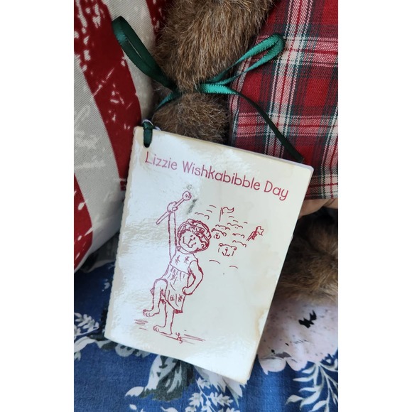Boyd's Bears Plush Lizzie Wishkabibble w/ Book Collector's Edition Signed Tag - Picture 8 of 10